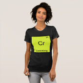 Cr - Cronenberg Grappige Chemie Elementsymbool T-s T-shirt (Voorkant volledig)