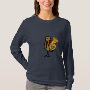 CR-Funny Bird die het Franse Shirt van de Hoorn sp