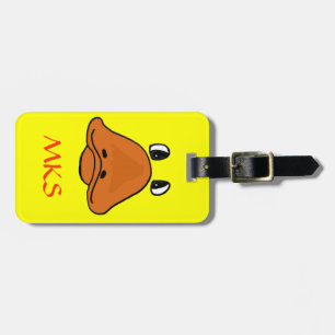 CR- Funny Duck Face Bagagelabel