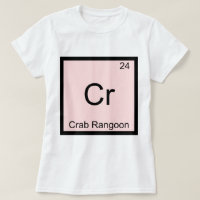 Cr - Krab Rangoon Grappig Chemie Elementsymbool