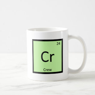 Cr - Periodiek Tabelsymbool voor de scheepsbouw bi Koffiemok