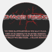 CR Round Sticker (Voorkant)