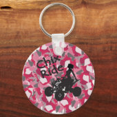 CR Roze Camo Sleutelhanger (Voorkant)