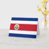 Cr van de Vlag van Costa Rica Kaart (Gele Bloem)