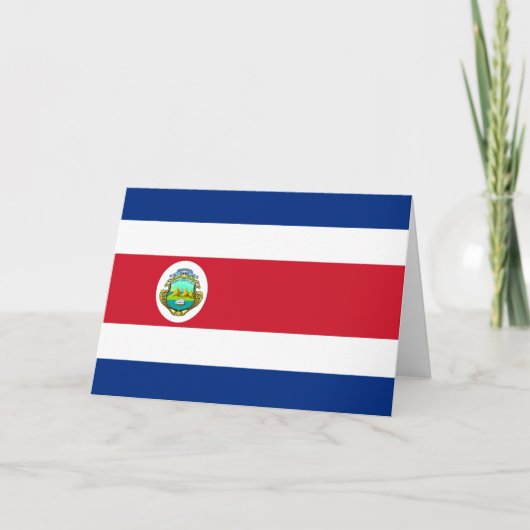 Cr van de Vlag van Costa Rica Kaart (Voorkant)