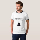 CR Zen Center met Buddha quote - korte hoes T-shirt (Voorkant volledig)