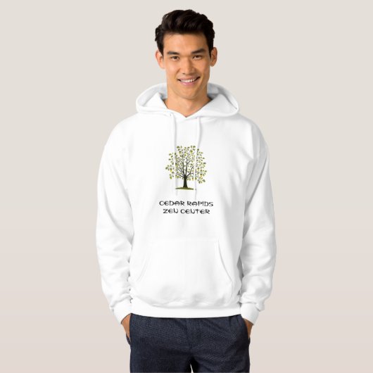 CR Zen Center met eikenboom, Hoodie (Voorkant volledig)