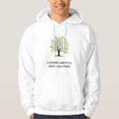 CR Zen Center met eikenboom, Hoodie (Voorkant)