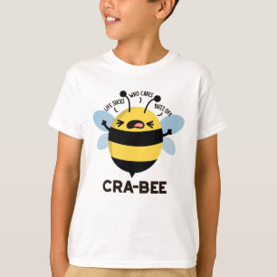 Cra-bee Funny Crabby Bee Pun T-shirt