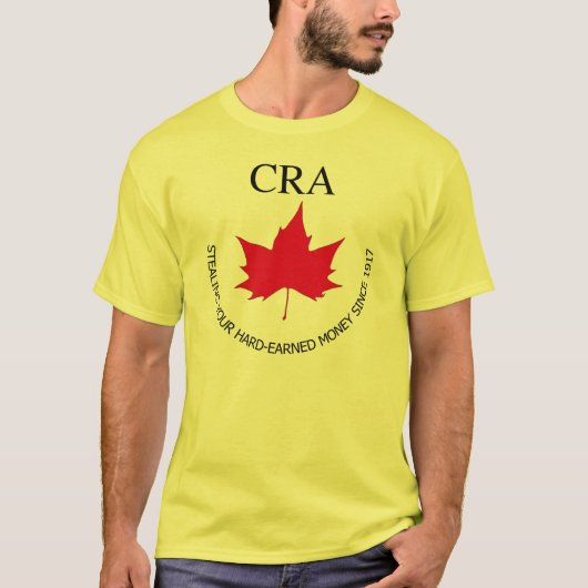 CRA - Canadian Revenue Agency T-shirt (Voorkant)