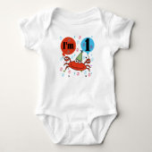 Crab 1st Birthday Romper (Voorkant)