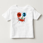 Crab 3rd Birthday Kinder Shirts (Voorkant)