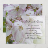 Crab Apple Blossom Marriage Announement Aankondiging (Voorkant / Achterkant)