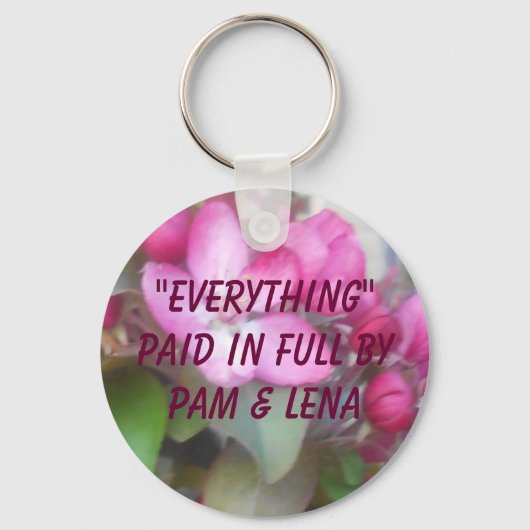 Crab Apple Design Sleutelhanger (Voorkant)