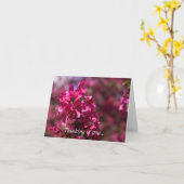 Crab Apple Shadows denken aan jou Kaart (Gele Bloem)