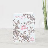 Crab Apple Sweet Friend Valentijn's groet Kaart (Voorkant)