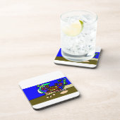 Crab art bier onderzetter (Rechterzijde)