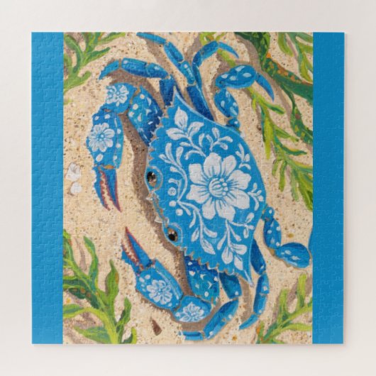 Crab art legpuzzel (Horizontaal)