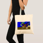 Crab art tote bag (Voorkant (product))