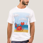 Crab At The Seashore T-Shirt (Voorkant)