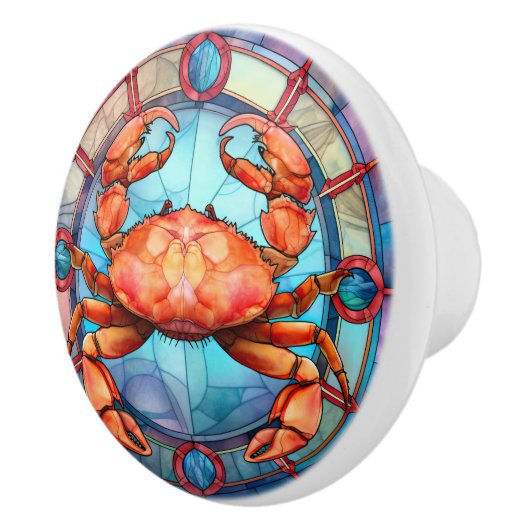 Crab Beach nautische lade knoppen (Rechts)