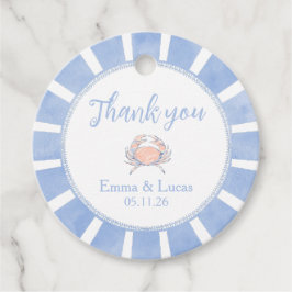 crab bedankjes labels