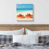 Crab Between Worlds - Beperkte ontsnappingsreeks Canvas Afdruk (Insitu (Slaapkamer))