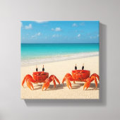 Crab Between Worlds - Beperkte ontsnappingsreeks Canvas Afdruk (Voorkant)