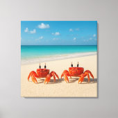 Crab Between Worlds - komt er aan Canvas Afdruk (Voorkant)