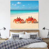 Crab Between Worlds - komt er aan Canvas Afdruk (Insitu (Slaapkamer))