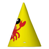 Crab Birthday Party Cute Cartoon Kinder Feesthoedjes (Rechts)