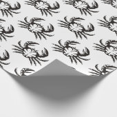 Crab Black Cadeaupapier (Hoek)