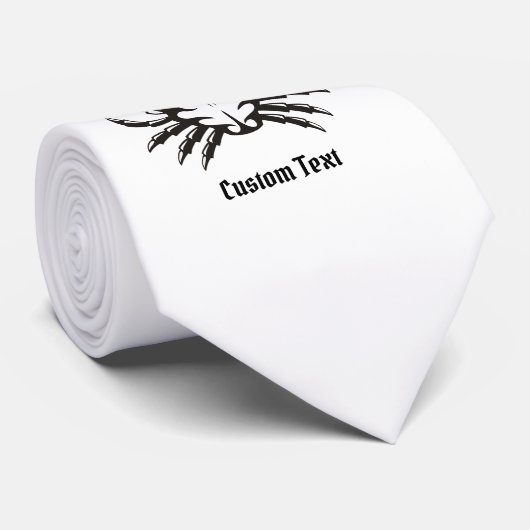 Crab Black Stropdas (Opgerold)