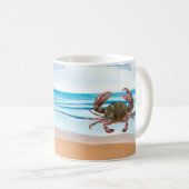 Crab Blue Beach Koffiemok (Voorkant rechts)
