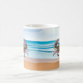 Crab Blue Beach Koffiemok (Center)