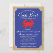 Crab Boil Engagement Party - De showwer nodigt uit Kaart (Voorkant)