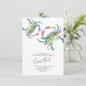 Crab Boil Family Summer Party Kaart (Staand voorkant)