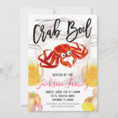 Crab Boil Invitation Kaart (Voorkant)