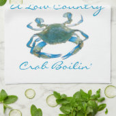 Crab Boil Kitchen Towel Theedoek (Gevouwen)