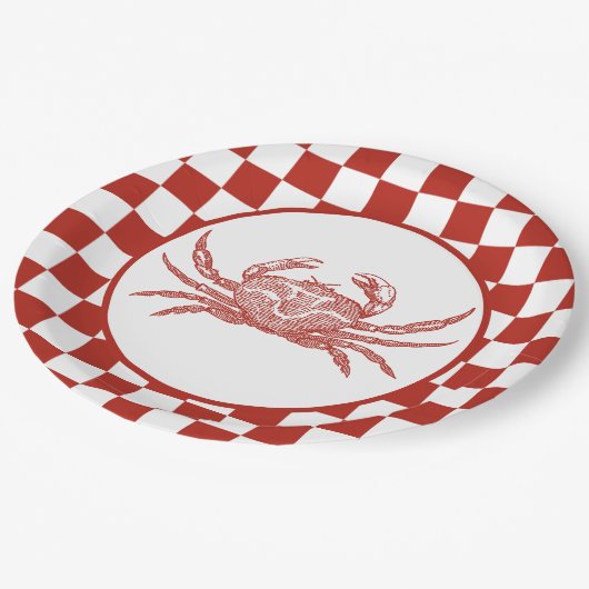 Crab Boil Papieren Bordje (Gekanteld)