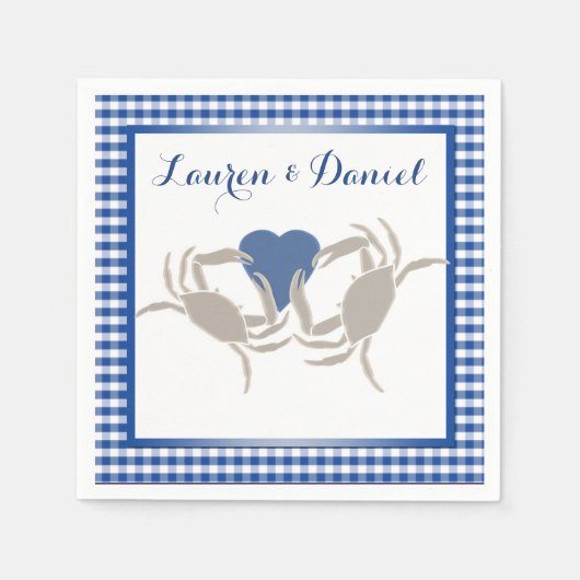 Crab boil party thema servet (Voorkant)