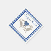 Crab boil party thema servet (Hoek)