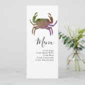 Crab Boil Seafood Beach Weddenschap Menu (Staand voorkant)