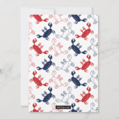 Crab Boil Summer BBQ Uitnodiging (Achterkant)