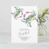 Crab Boil Summer Party Kaart (Staand voorkant)