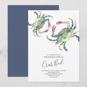 Crab Boil Summer Party Kaart