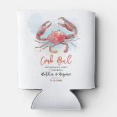 Crab Boil Verloving Zeevruchten Party Blikjeskoeler (Achterkant)
