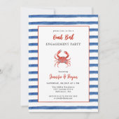 Crab Boil verlovingsfeest uitnodiging (Voorkant)