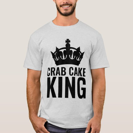 CRAB CAKE KING T-SHIRS T-SHIRT (Voorkant)