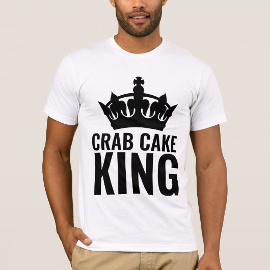 CRAB CAKE KING T-SHIRS T-SHIRT (Voorkant)